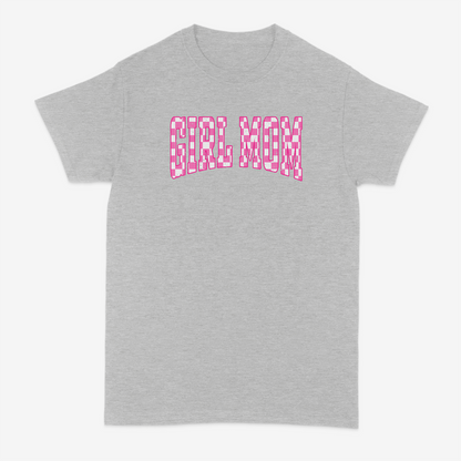 Checkered Girl Mom T-Shirt