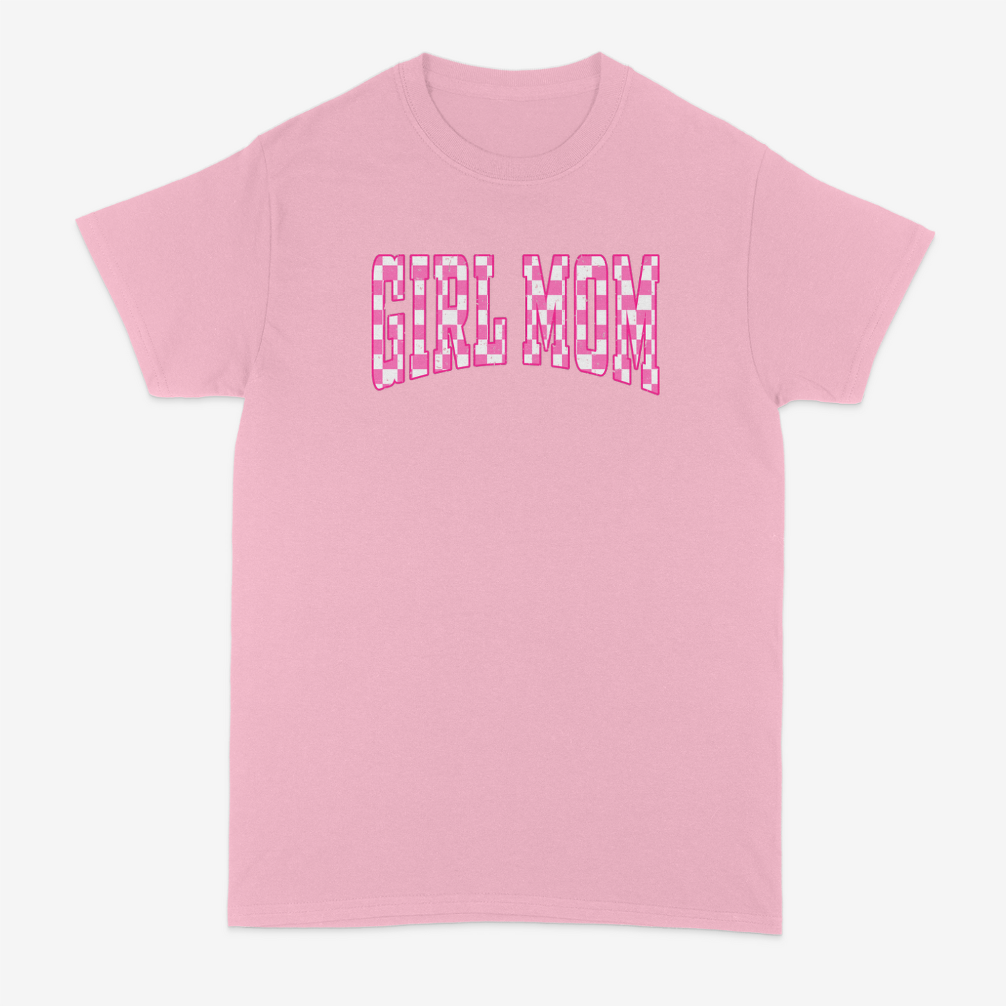 Checkered Girl Mom T-Shirt